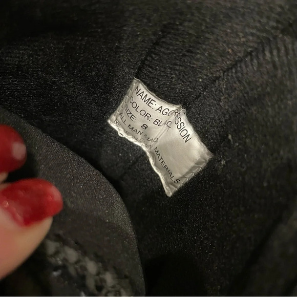 Aggression Black Men’s Snow Boots Size 8 - Picture 6 of 9